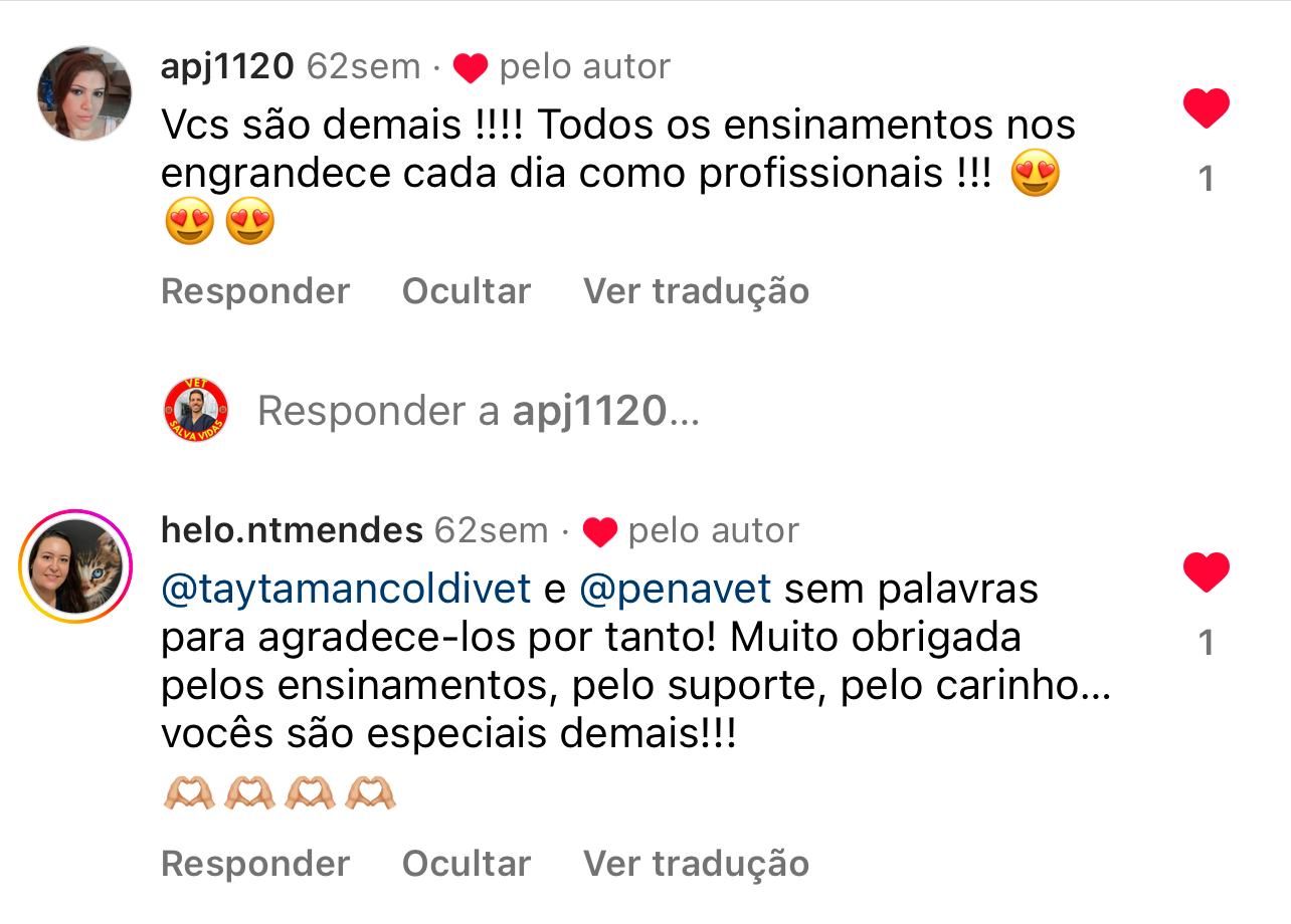 Depoimento de aluno guia